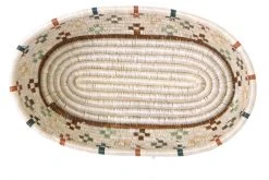 KAZI Home Goods Shades Of Sand Oval Basket 5 KAZI Home Goods Shades Of Sand Oval Basket