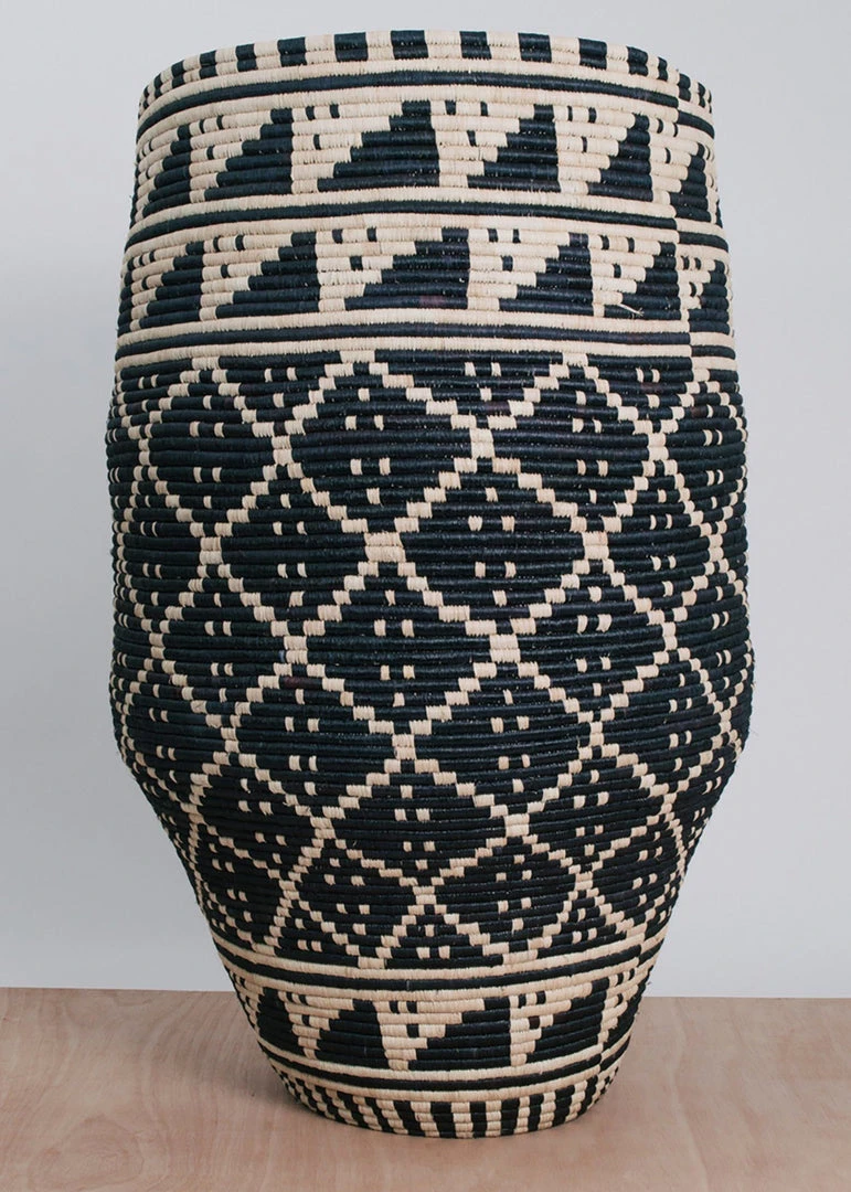 KAZI Home Goods Siena Large Floor Basket 3 KAZI Home Goods Siena Large Floor Basket