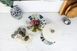 KAZI Silver Blue Kati Vase Home Goods 8 KAZI Silver Blue Kati Vase Home Goods