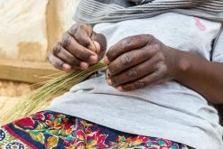 KAZI Silver Metallic Geo Fringed Oversized Coaster Set 9 KAZI Silver Metallic Geo Fringed Oversized Coaster Set