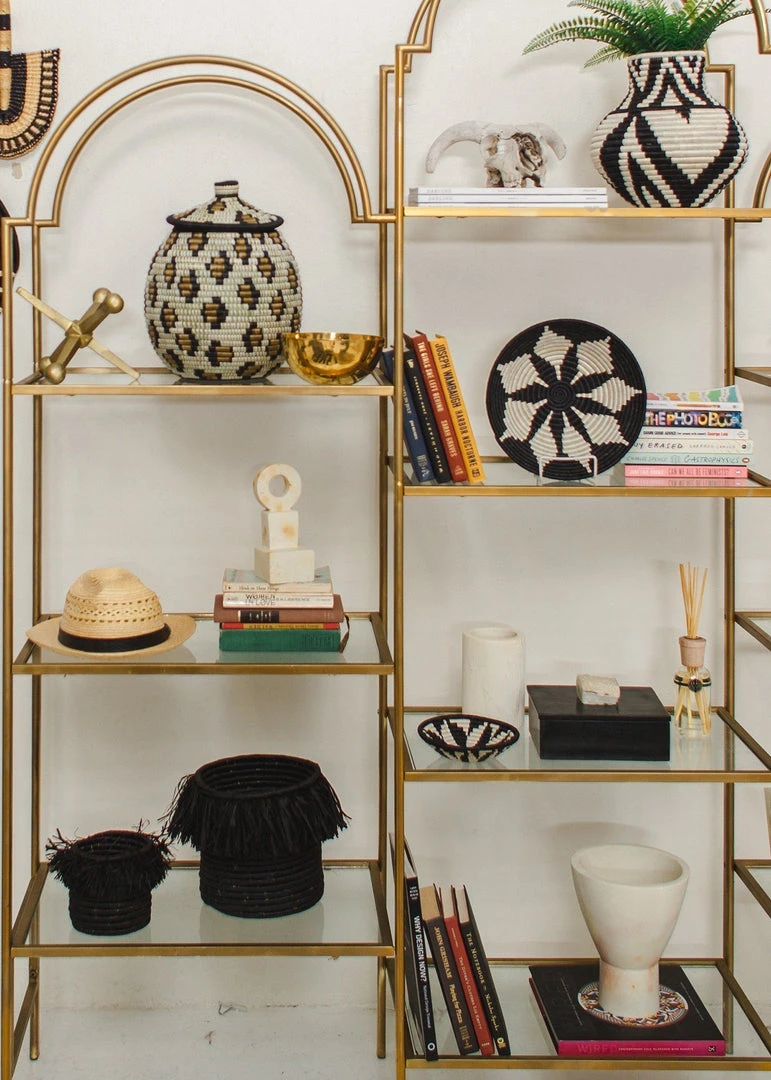 KAZI Small Black Fringed Catch All Home Goods 8 KAZI Small Black Fringed Catch All Home Goods