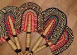 KAZI Home Goods Small Desert Rose Fan 11 KAZI Home Goods Small Desert Rose Fan