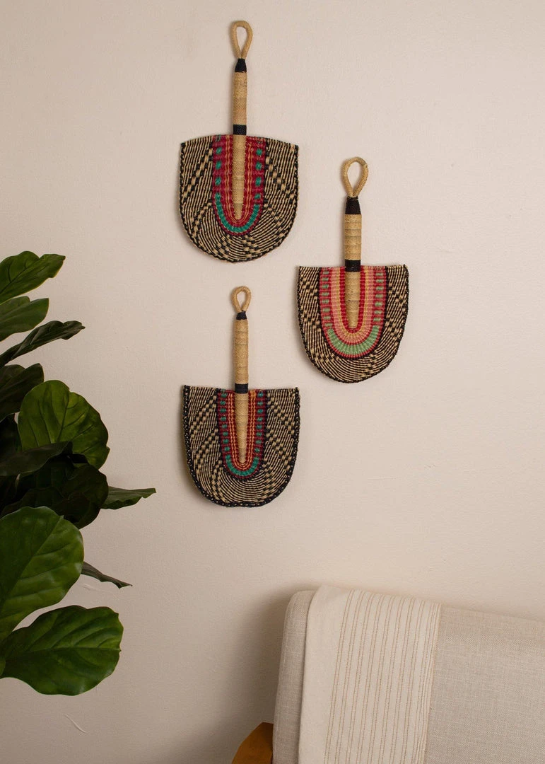 KAZI Home Goods Small Desert Rose Fan 6 KAZI Home Goods Small Desert Rose Fan