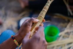 KAZI Home Goods Small Desert Rose Fan 14 KAZI Home Goods Small Desert Rose Fan