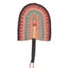 KAZI Small Desert Rose Fan With Leather Handle 1 KAZI Small Desert Rose Fan With Leather Handle