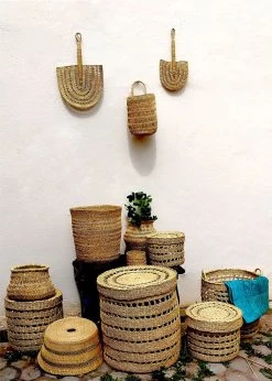 KAZI Home Goods Small Natural Laced Fan