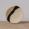 KAZI Striped Black + Natural Small Raffia Bowl 1 KAZI Striped Black + Natural Small Raffia Bowl