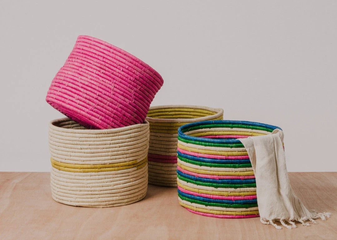 KAZI Sun + Natural Storage Basket II Home Goods 4 KAZI Sun + Natural Storage Basket II Home Goods