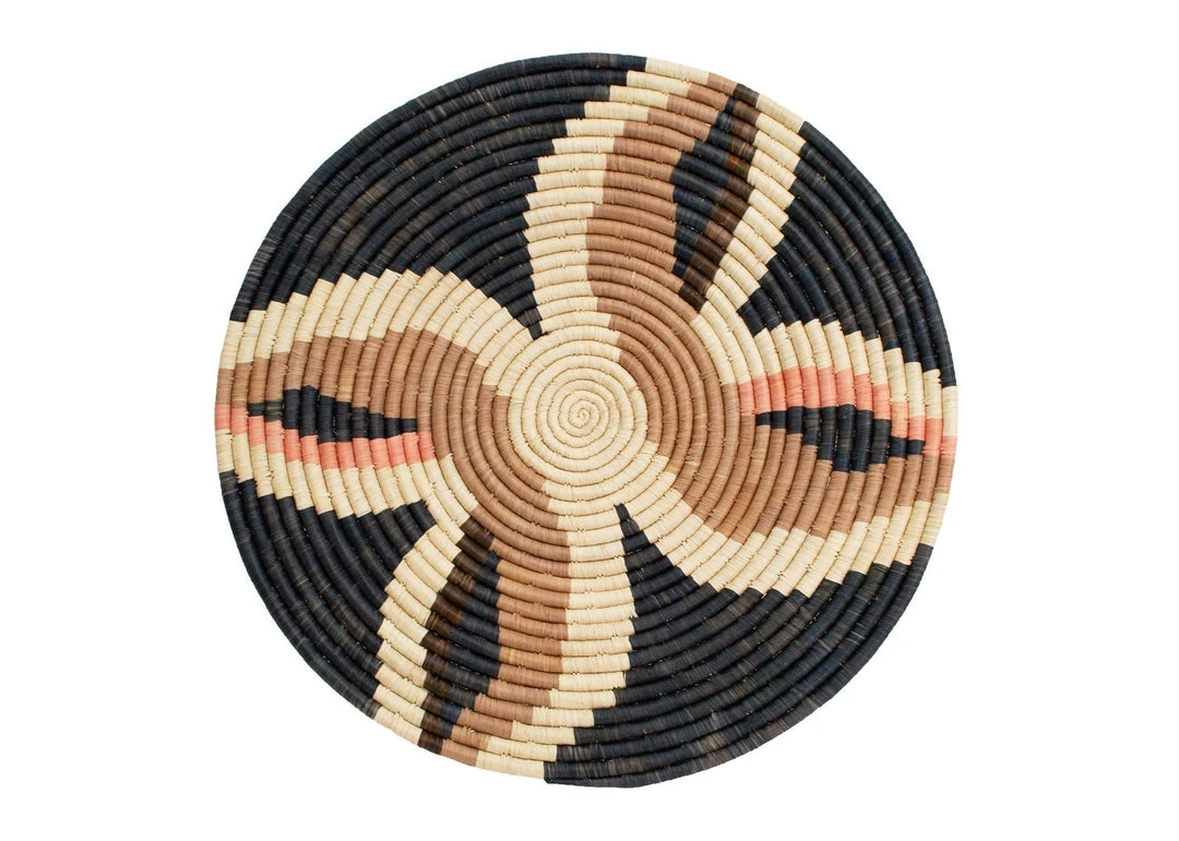 KAZI Tabia Peach Wall Plate I Home Goods 3 KAZI Tabia Peach Wall Plate I Home Goods