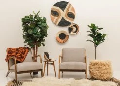 KAZI Home Goods Tabia Peach Wall Plate III 9 KAZI Home Goods Tabia Peach Wall Plate III