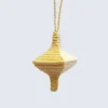 KAZI Teardrop Gold Metallic Ornament Fair Trade