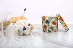 KAZI Tiny Silver Blue Igisozi Catch All Home Goods 8 KAZI Tiny Silver Blue Igisozi Catch All Home Goods