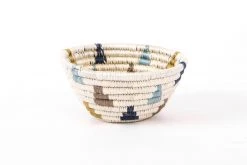KAZI Tiny Silver Blue Igisozi Catch All Home Goods