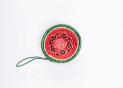 KAZI Watermelon Basket Ornament