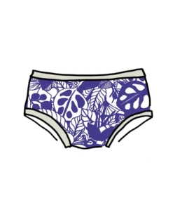 Thunderpants USA Kids' Blue Bloem Underwear Fair Trade