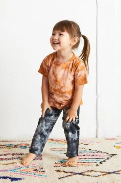 North Of West Kids' Tie Dye Tee - Amber