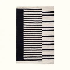 Kiliim Home Goods Black Pier Bath Mat