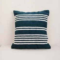 Kiliim Home Goods Blue Meadow Throw Pillow Cover