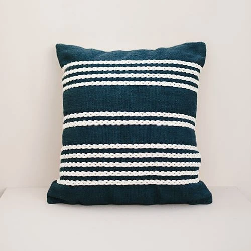 Kiliim Home Goods Blue Meadow Throw Pillow Cover 3 Kiliim Home Goods Blue Meadow Throw Pillow Cover