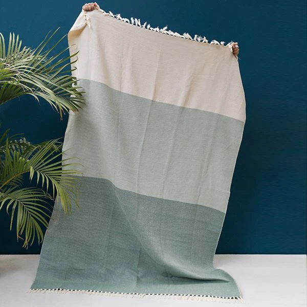 Kiliim Greens Throw Blanket 3 Kiliim Greens Throw Blanket