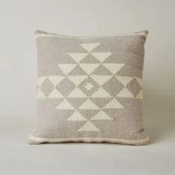 Kiliim Neutral Sahara Wool Throw Pillow Cover Home Goods
