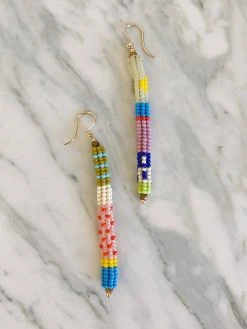 Kisiwa Cuerda One Of A Kind Drop Earrings
