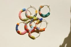 Kisiwa Cuerda One Of A Kind Hoop Earrings Jewelry