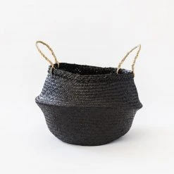 Amante Marketplace Kophinos Basket - Black