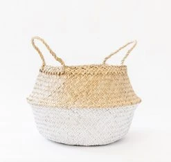 Amante Marketplace Kophinos Basket - White Dipped Best Sellers