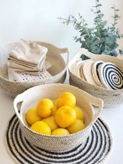 Korissa Home Goods Amari Fruit Bowl Set - Black