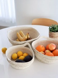 Korissa Amari Fruit Bowl Set - Brown 6 Korissa Amari Fruit Bowl Set - Brown