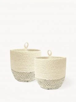 Korissa Home Goods Amari Loop Bin Set - Black