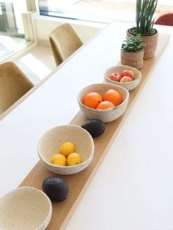 Korissa Amari Round Bowl Set - Brown