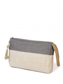Korissa Accessories Block A Clutch - Gray