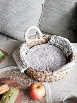 Korissa Home Goods Bread Warmer + Basket - Vintage Flower 10 Korissa Home Goods Bread Warmer + Basket - Vintage Flower