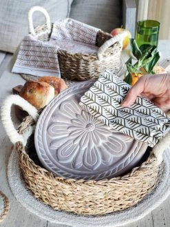 Korissa Home Goods Bread Warmer + Basket - Vintage Flower 9 Korissa Home Goods Bread Warmer + Basket - Vintage Flower