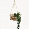 Korissa Home Goods Jhuri Single Hanging Basket 1 Korissa Home Goods Jhuri Single Hanging Basket