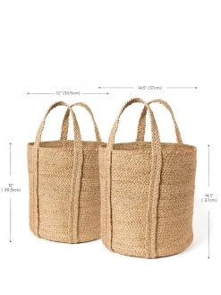 Korissa Kata Basket With Handles Set - Natural Home Goods 9 Korissa Kata Basket With Handles Set - Natural Home Goods