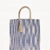 Korissa Accessories Nadi Jute Tote Bag - Blue