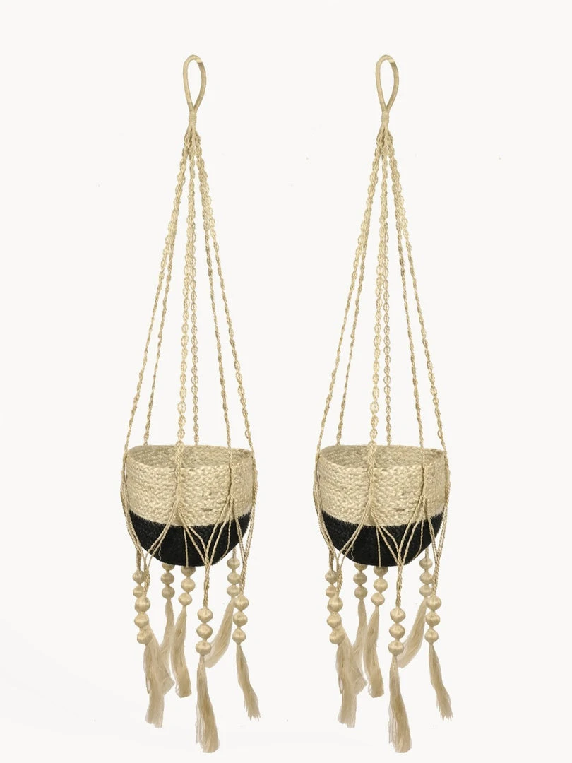 Korissa Home Goods Fiora Plant Hanger Set 3 Korissa Home Goods Fiora Plant Hanger Set