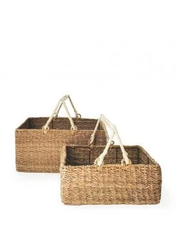 Korissa Home Goods Savar Large Square Basket Set