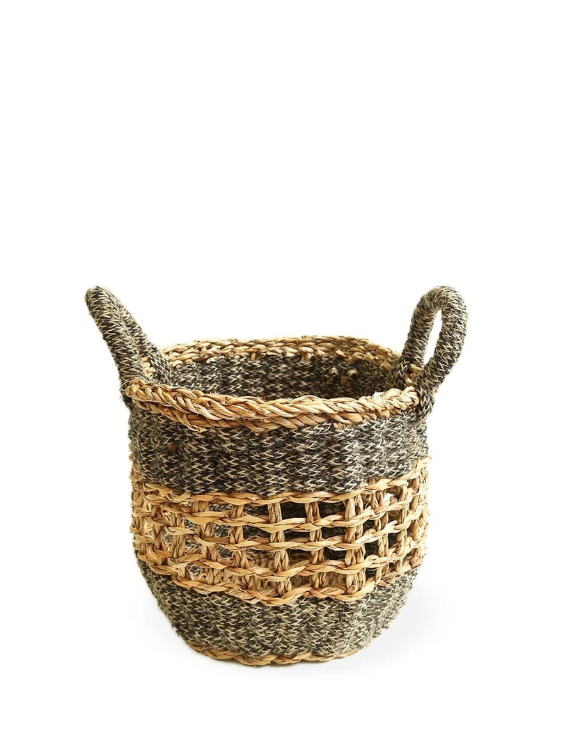Korissa Ula Mesh Basket Set - Black Home Goods 7 Korissa Ula Mesh Basket Set - Black Home Goods