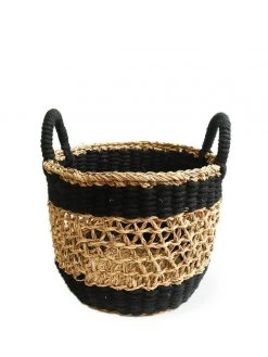 Korissa Ula Mesh Basket Set - Black Home Goods 15 Korissa Ula Mesh Basket Set - Black Home Goods