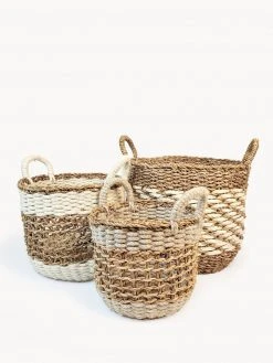 Korissa Home Goods Ula Mesh Basket Set 12 Korissa Home Goods Ula Mesh Basket Set