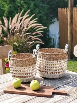 Korissa Ula Mesh Basket Set - White