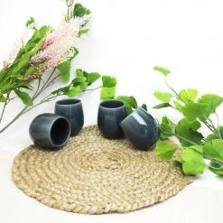 Carthage.Co La Marsa Stoneware Goblet Set Kitchen + Dining