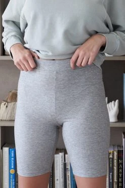 LA Relaxed New Arrivals Eco Rib Tencel Bike Short 15 LA Relaxed New Arrivals Eco Rib Tencel Bike Short