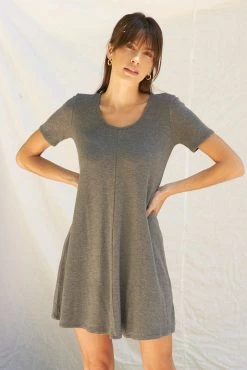 LA Relaxed New Arrivals Tencel Hachi Swing Dress