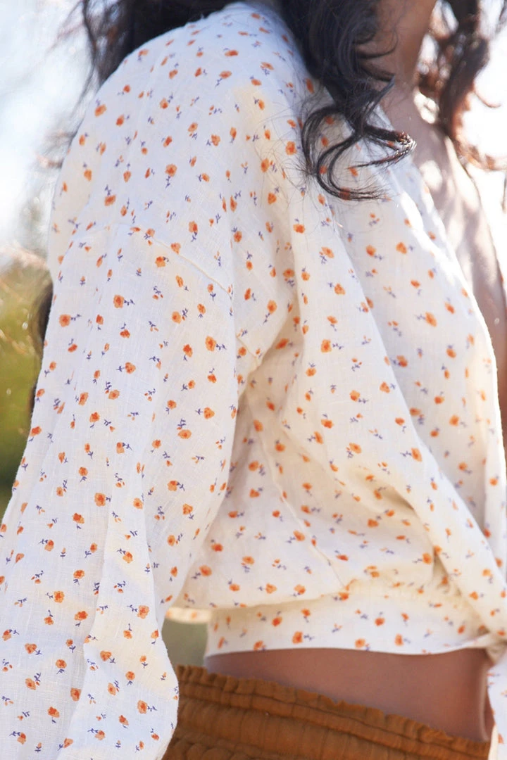 LA Relaxed New Arrivals Reversible Linen Blouse 7 LA Relaxed New Arrivals Reversible Linen Blouse