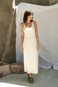 LA Relaxed New Arrivals Jacquard Pointelle Sundress